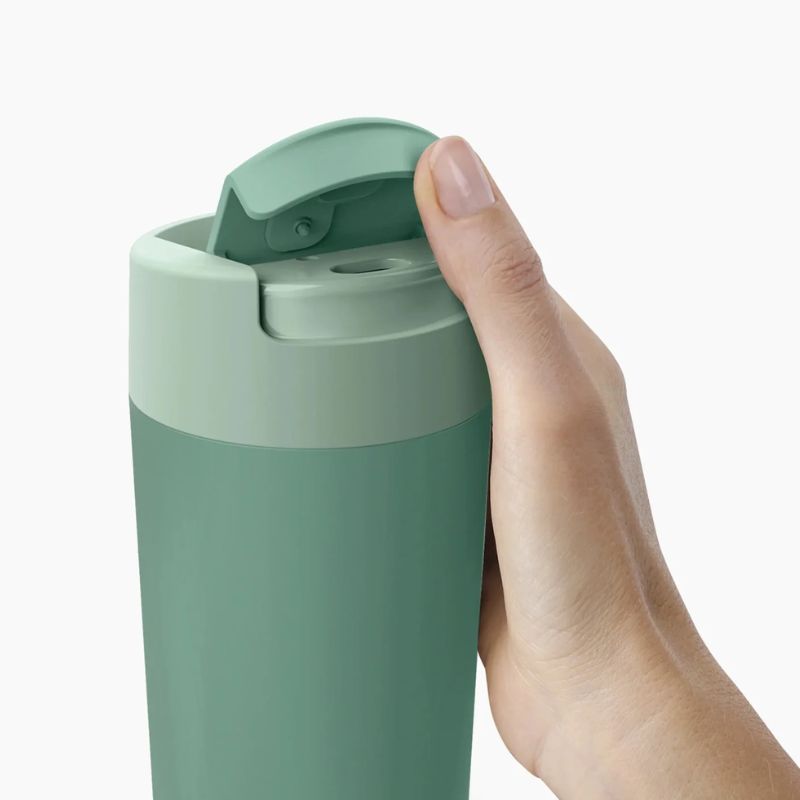 Joseph Joseph Sipp™ Green Travel Mug Large with Hygienic Lid 454ml - Medaid