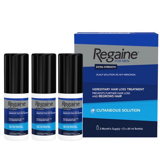 Regaine - For Men Extra Strength Scalp Solution 3X60ml - Medaid