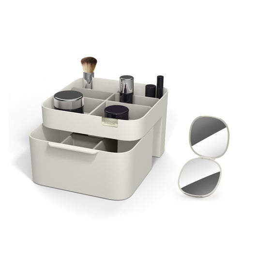 Joseph Joseph Viva Make Me Up Compact Mirror & Makeup Organiser Set - Medaid