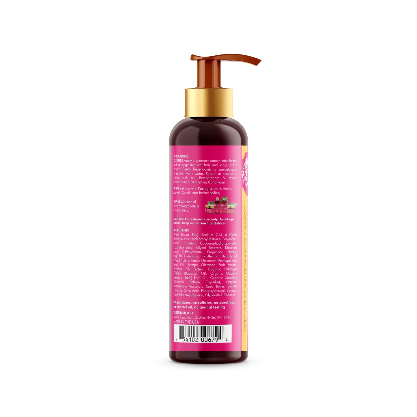 Pomegranate & Honey Detangling Shampoo - Medaid