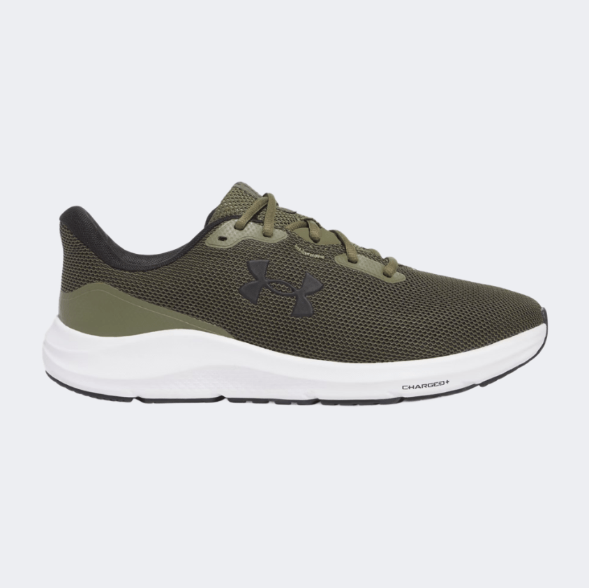 Under Armour Charged Pursuit 4 Men Running Sneakers Marine Od Green - Medaid