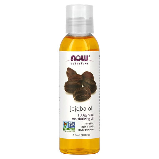 NOW Foods, Solutions, Jojoba Oil, 4 fl oz (118 ml) - Medaid