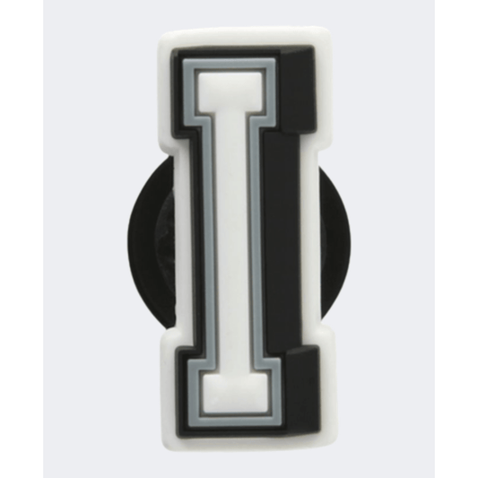 Crocs Letter I Unisex Lifestyle Pins White/Black/Grey - Medaid International