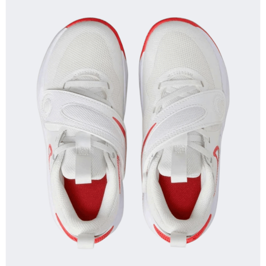 Nike Team Hustle D 11 Ps-Boys Basketball Shoes White - Medaid