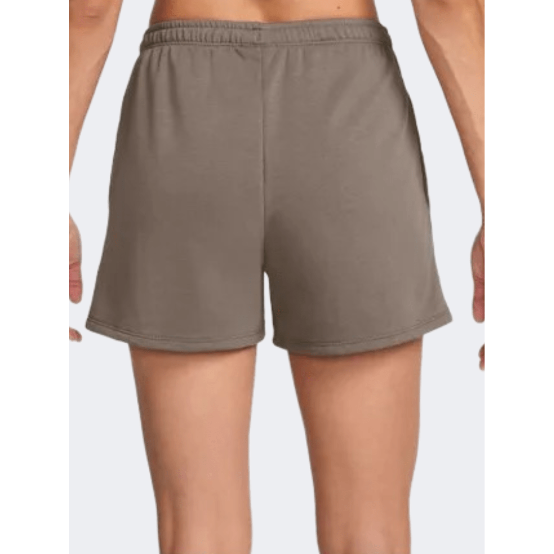 Nike Sportswear Chill French Terry Mid Rise 4 Inch Women Lifestyle Short Mink Brown - Medaid