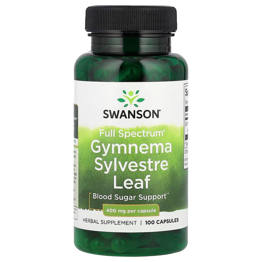 Swanson, Gymnema Sylvestre, 400 mg, 100 Capsules - Medaid