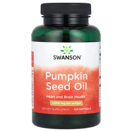 Swanson, Pumpkin Seed Oil, 1,000 mg, 100 Softgels - Medaid