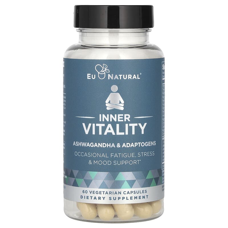 Eu Natural, Inner Vitality, 60 Vegetarian Capsules - Medaid