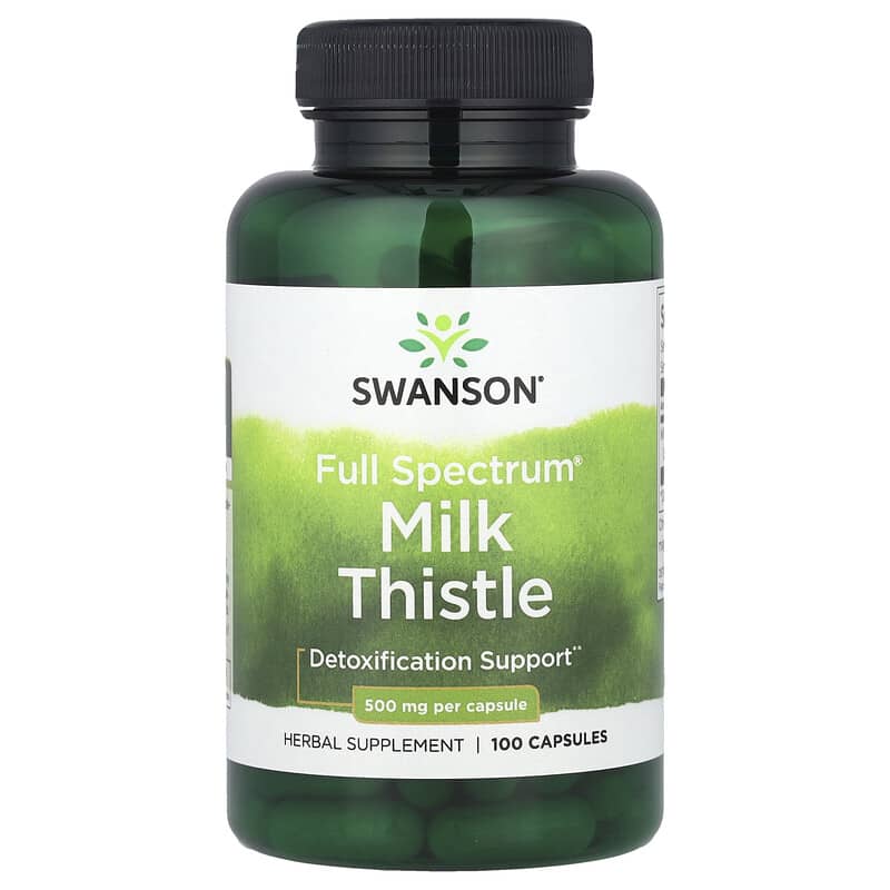 Swanson, Milk Thistle, 1,000 mg, 100 Capsules - Medaid