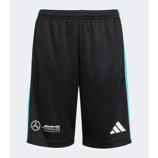 Adidas Mercedes AMG Petronas Formula One Team Dna Kids-Boys Motor-Sport Short Black/White - Medaid