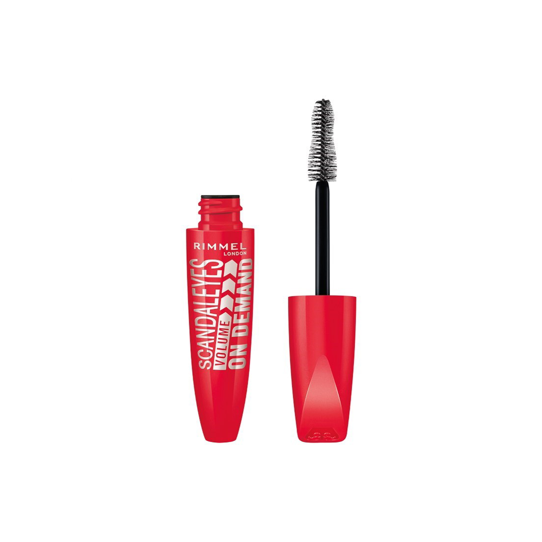 Rimmel Scandle Eyes Volume On Demand Waterproof Black Mascara - Medaid