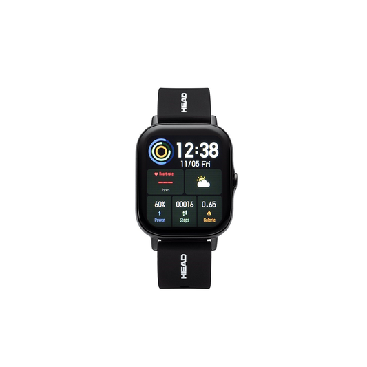 Head Watches LOS ANGELES Silicon Black Smart Watch - Medaid