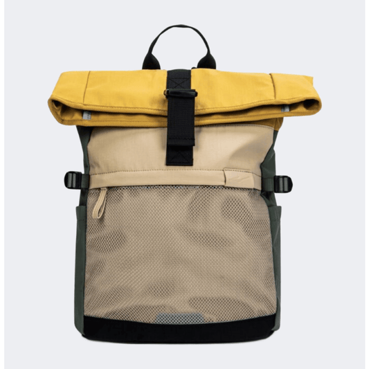 Erke Unisex Lifestyle Backpack Bag Beige/Yellow - Medaid International