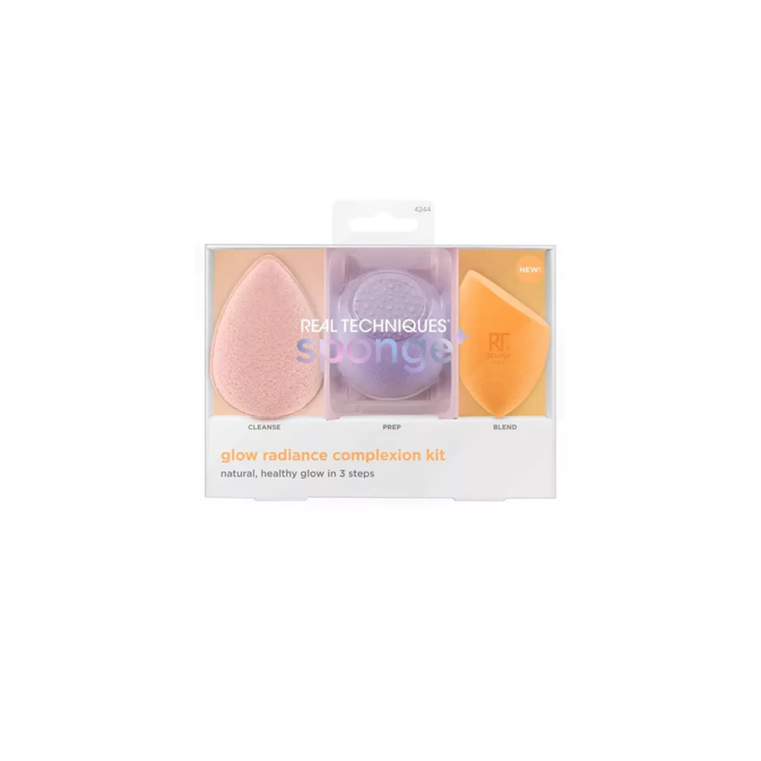 Real Techniques Glow Radiant Complexion Brush Kit 3 - Medaid
