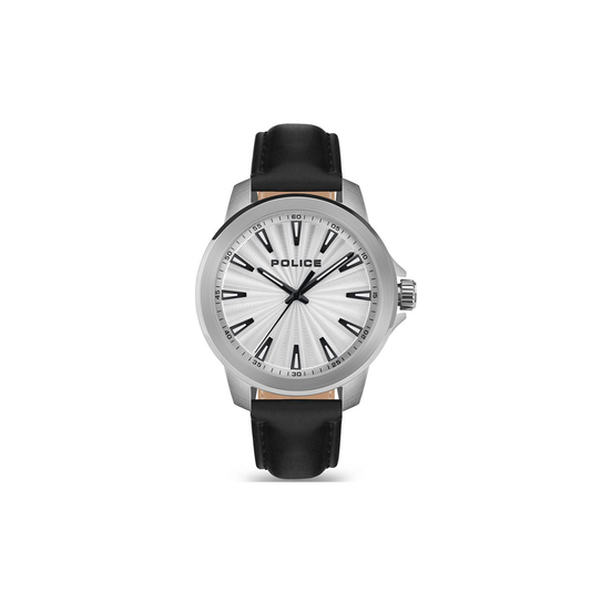 Police Mensor Stainless Steel Leather Watch PEWJA2207801 - Medaid