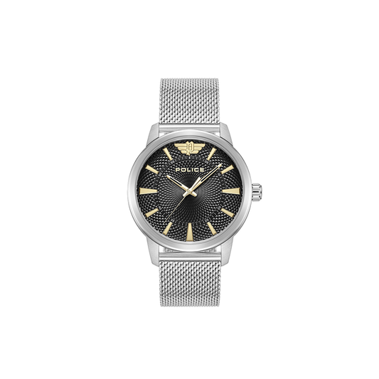 Police Raho 3 Hands-Date Mesh Strap Watch PEWJG0005002 - Medaid