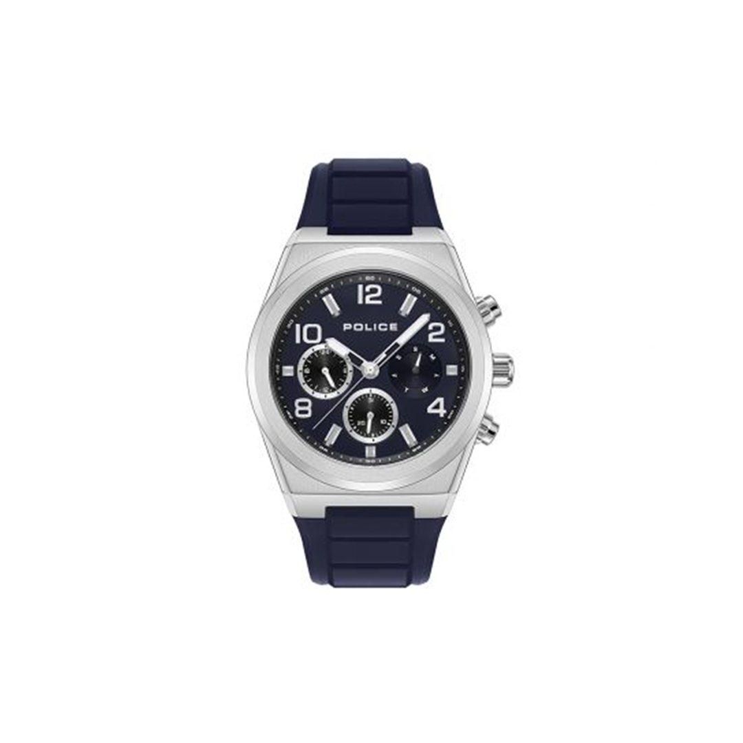 Police Salkantay Stainless Steel Rubber Watch PEWJQ2226701 - Medaid