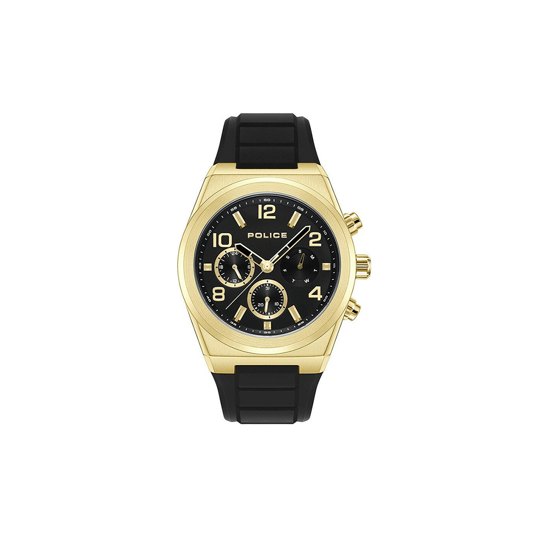 Police Salkantay Gold Rubber Watch PEWJQ2226702 - Medaid