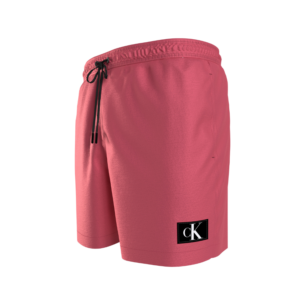 Calvin Klein Drawstring Swim Shorts , Dynamic. Bold, Youthful Light Bordeau - Medaid International