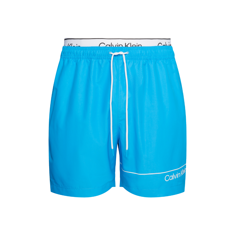 Calvin Klein Double Waistband Swim Shorts Blue - Medaid International
