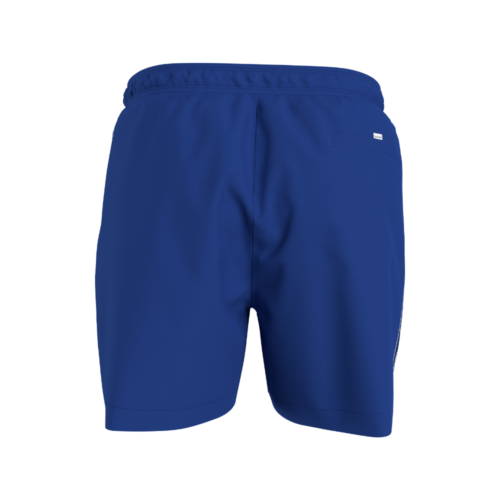 Calvin Klein Logo Tape Medium Drawstring Swim Shorts Dark Blue - Medaid International