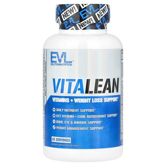 EVLution Nutrition, VitaLean, Vitamins + Weight Loss Support, 90 Tablets - Medaid