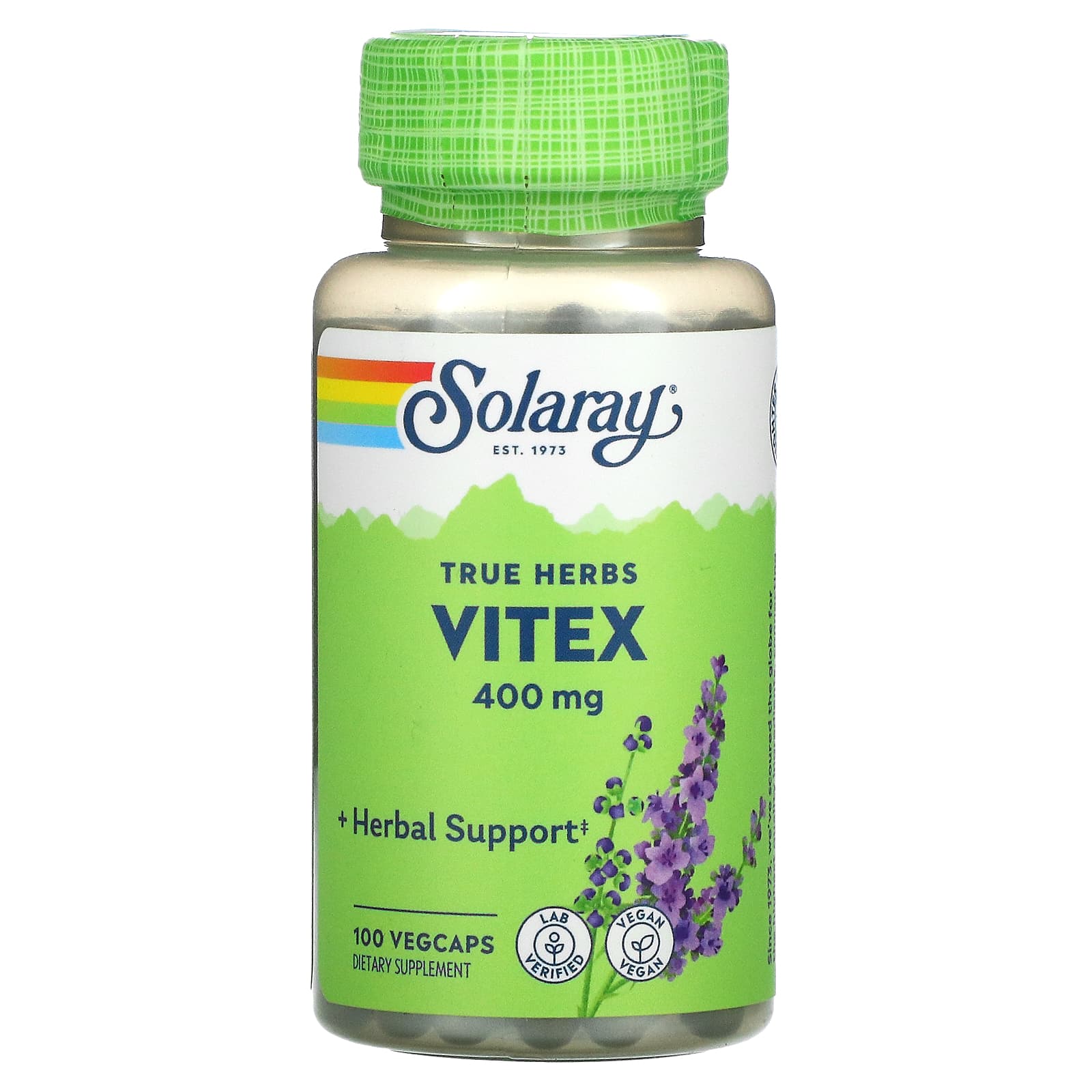 Solaray, Vitex, 400 mg, 100 VegCaps - Medaid