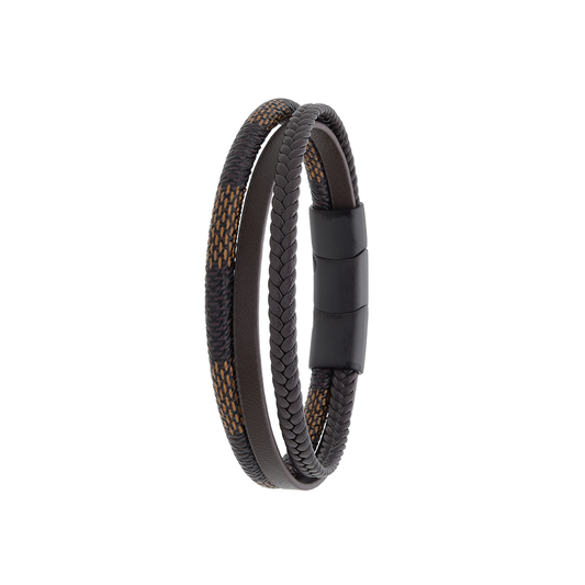 Polo Exchange Men Bracelet ST46-_DSC0176 Coffee - Medaid