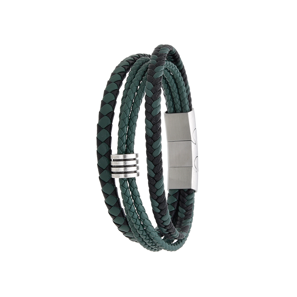 Polo Exchange Men Bracelet ST46-DSC0154 Green - Medaid