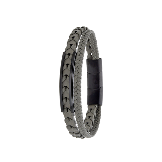 Polo Exchange Men Bracelet ST46-DSC0168 Grey - Medaid