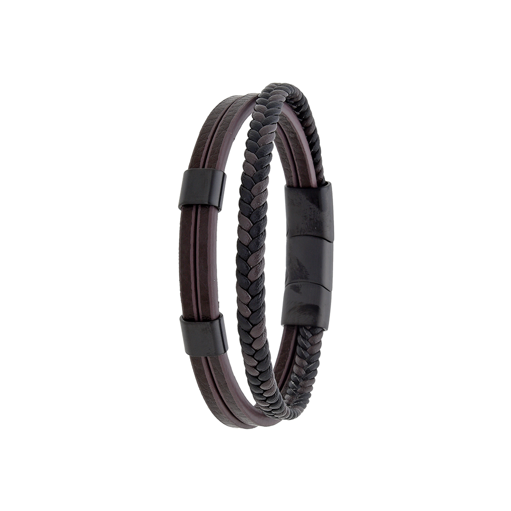 Polo Exchange Men Bracelet ST46-DSC0172 Coffee - Medaid