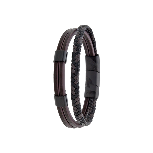 Polo Exchange Men Bracelet ST46-DSC0172 Coffee - Medaid