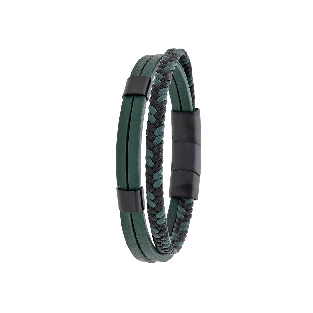 Polo Exchange Men Bracelet ST46-DSC0133 Green - Medaid