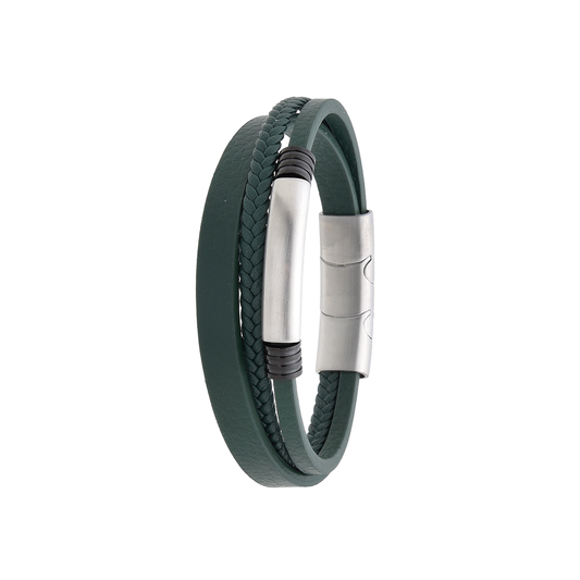 Polo Exchange Men Bracelet ST46-DSC0175 Green - Medaid
