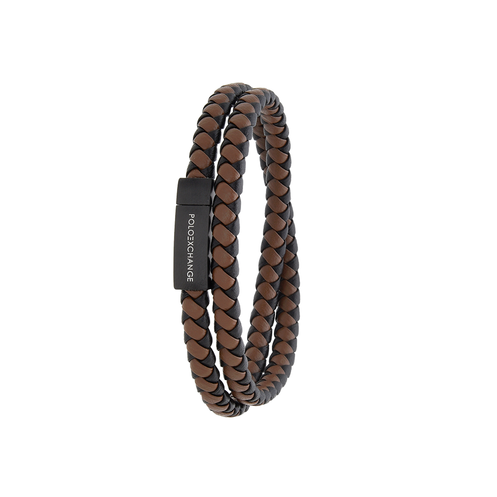 Polo Exchange Men Bracelet ST46-DSC0113 Coffee - Medaid