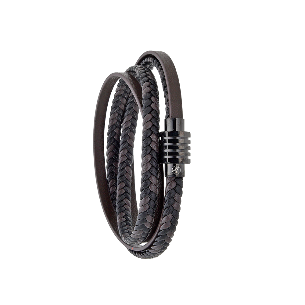 Polo Exchange Men Bracelet ST46-DSC0074 Coffee - Medaid