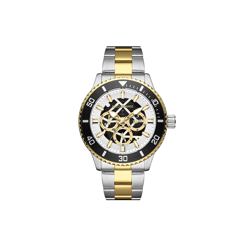 Polo Exchange Silver Watch For Him PXW452-01 - Medaid