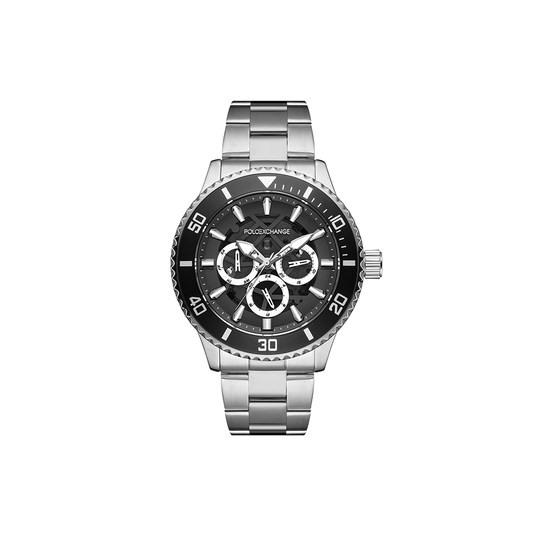 Polo Exchange Silver Watch For Him PXW452-03 - Medaid