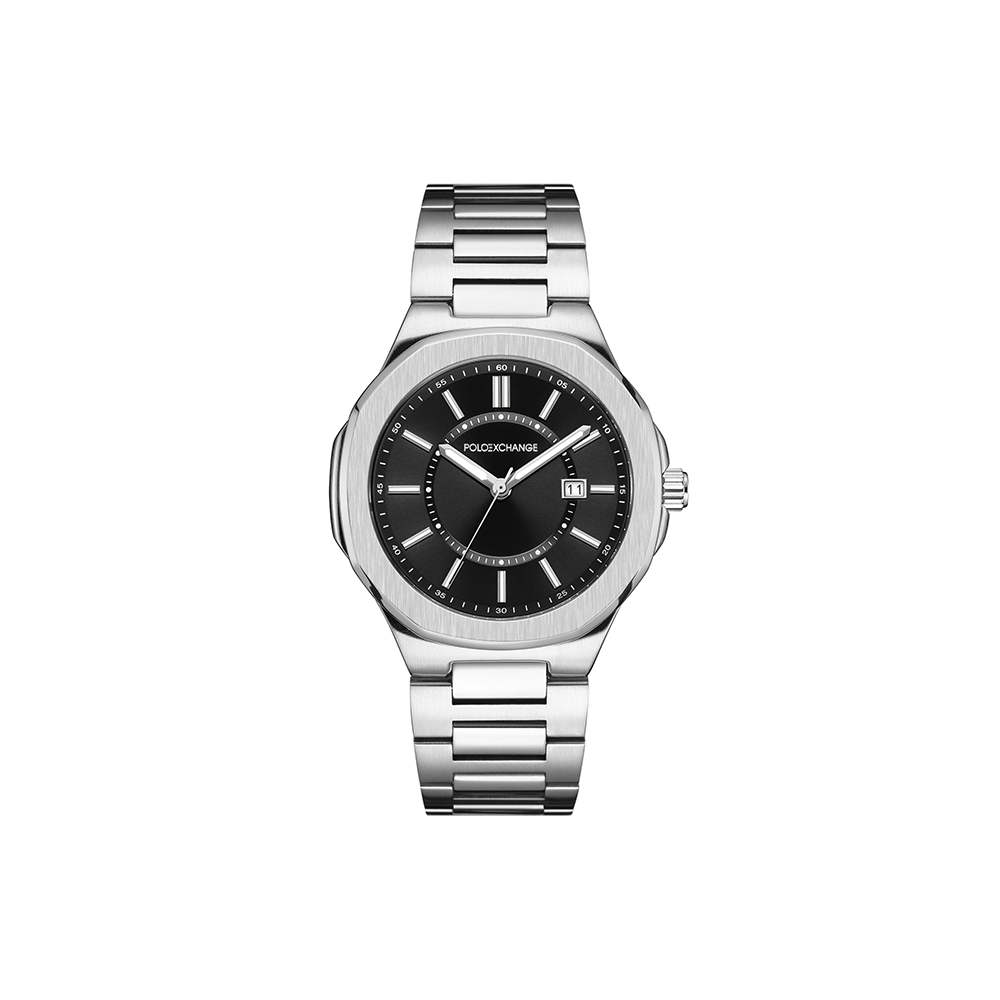 Polo Exchange Silver Watch For Him PXW455-04 - Medaid
