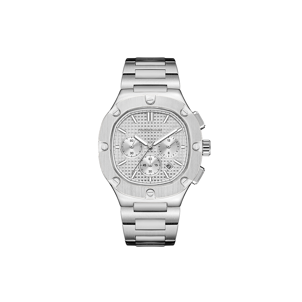 Polo Exchange Silver Watch For Him PXW456-03 - Medaid