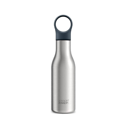 Joseph Joseph Loop™ 500ml Stainless-steel Vacuum Insulated Water Bottle Stainless steel - Medaid