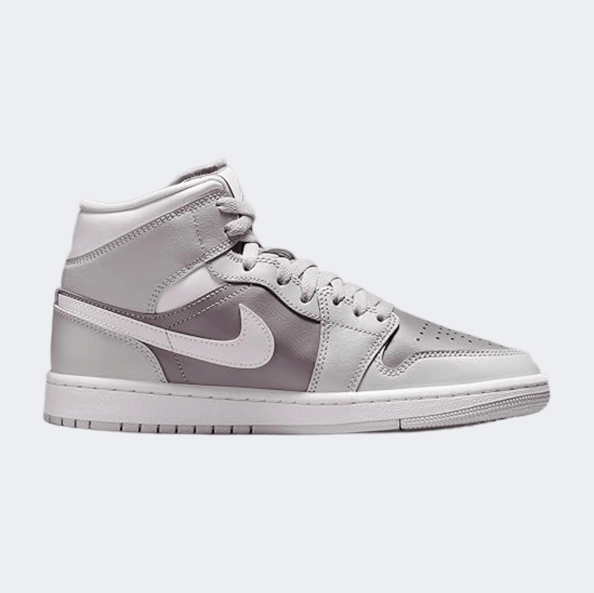 Nike Air Jordan 1 Mid Women Lifestyle Shoes Photon Dust/Grey - Medaid