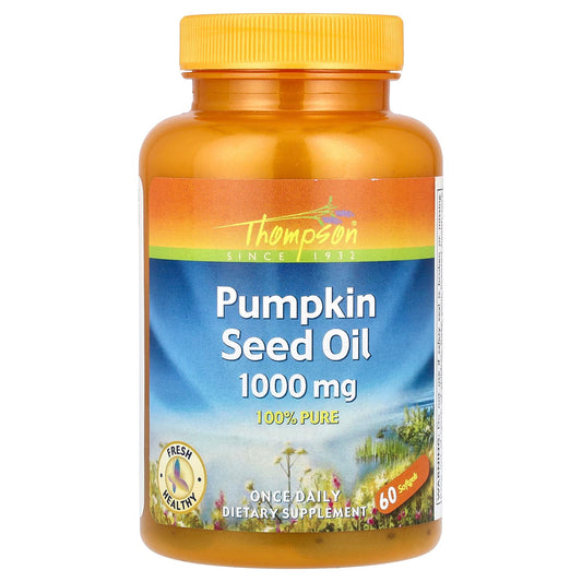 Thompson, Pumpkin Seed Oil, 1,000 mg, 60 Softgels - Medaid