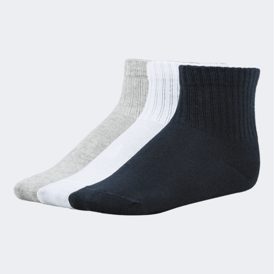 Top Ten Soft Kids Lifestyle Socks Black/White/Grey - Medaid
