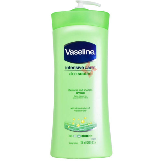 Vaseline intensive care aloe soothe Body Lotion 725ml - Medaid International