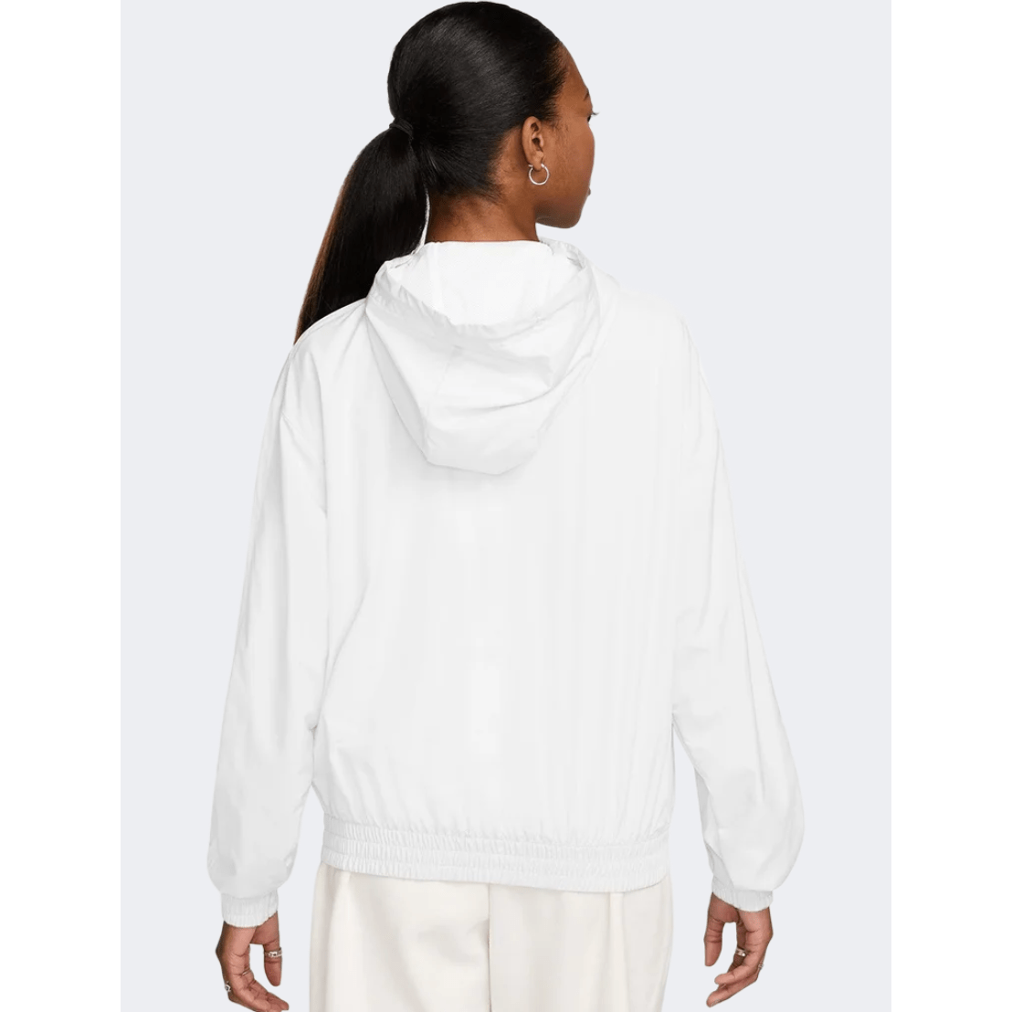 Nike Nsw Essential Women Lifestyle Jacket White - Medaid