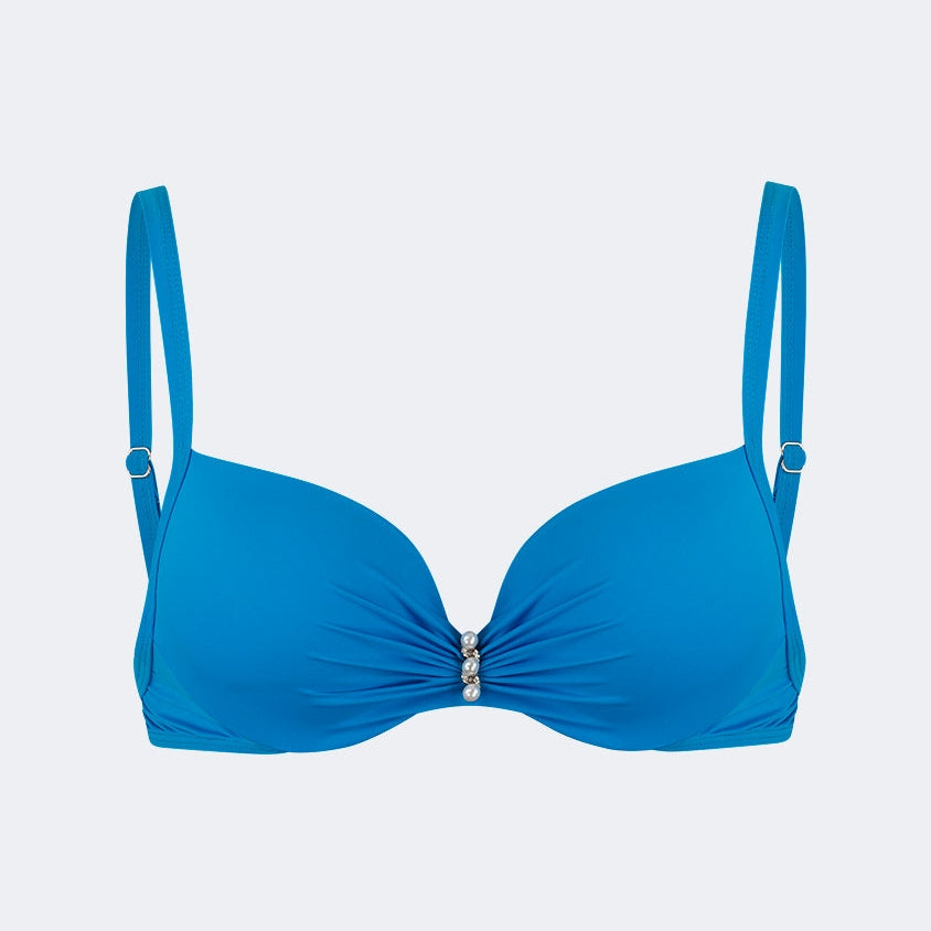 Top Ten Stylish Women Beach Bandeau Bra Royal Blue - Medaid International