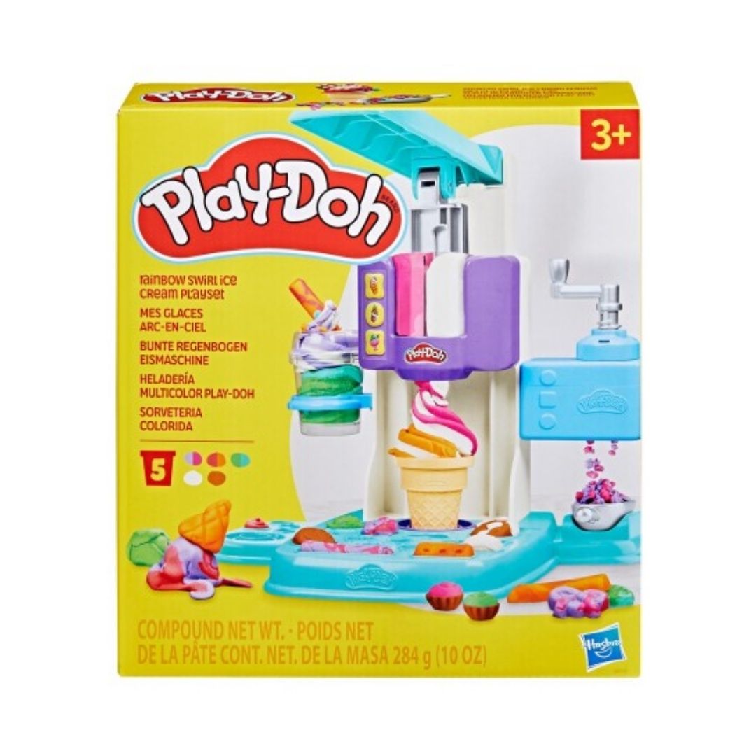 Hasbro Play-Doh Rainbow Swirl Ice Cream Playset - Medaid International