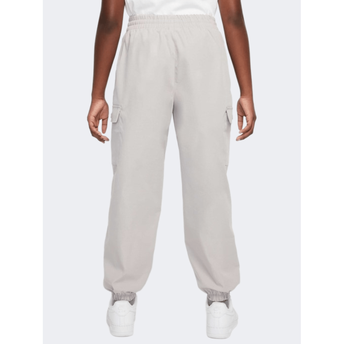 Nike Sportswear Cargo Girls Lifestyle Pant College Grey/White - Medaid