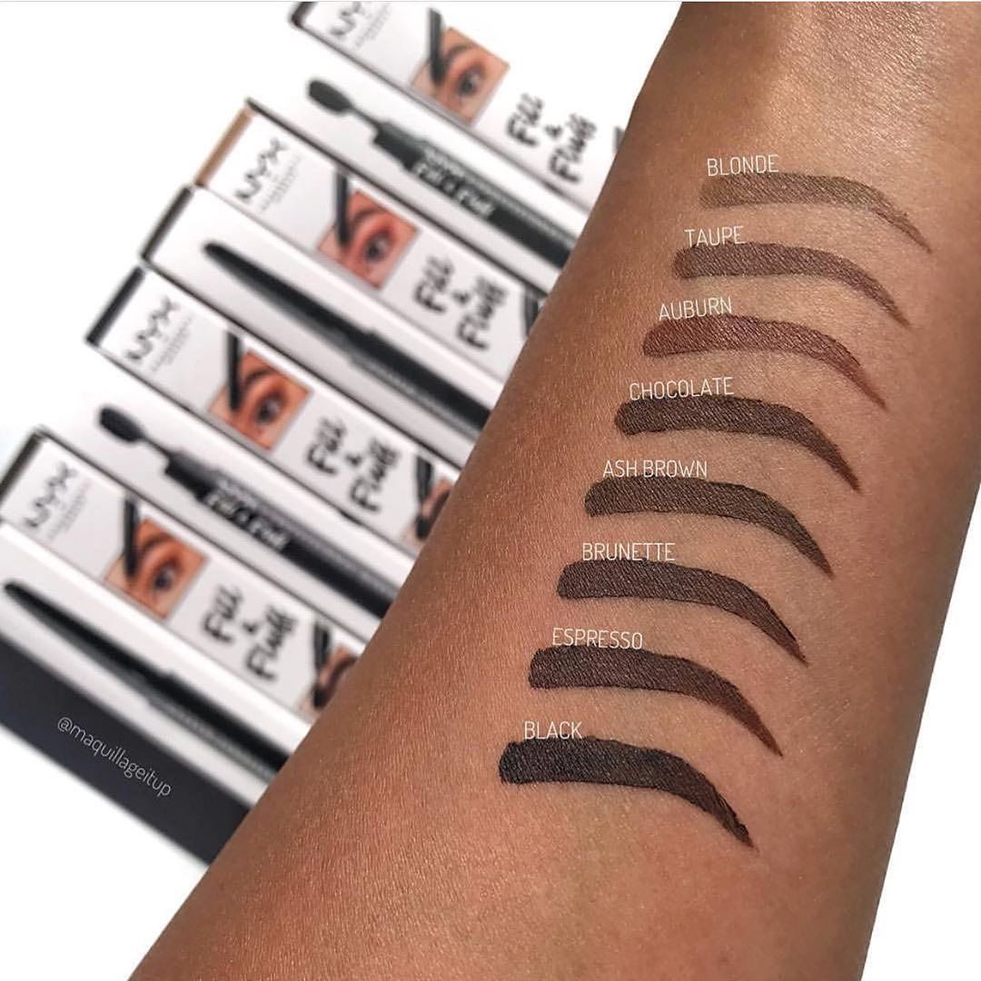 NYX Fill & Fluff Eyebrow Pomade Pencil - Medaid